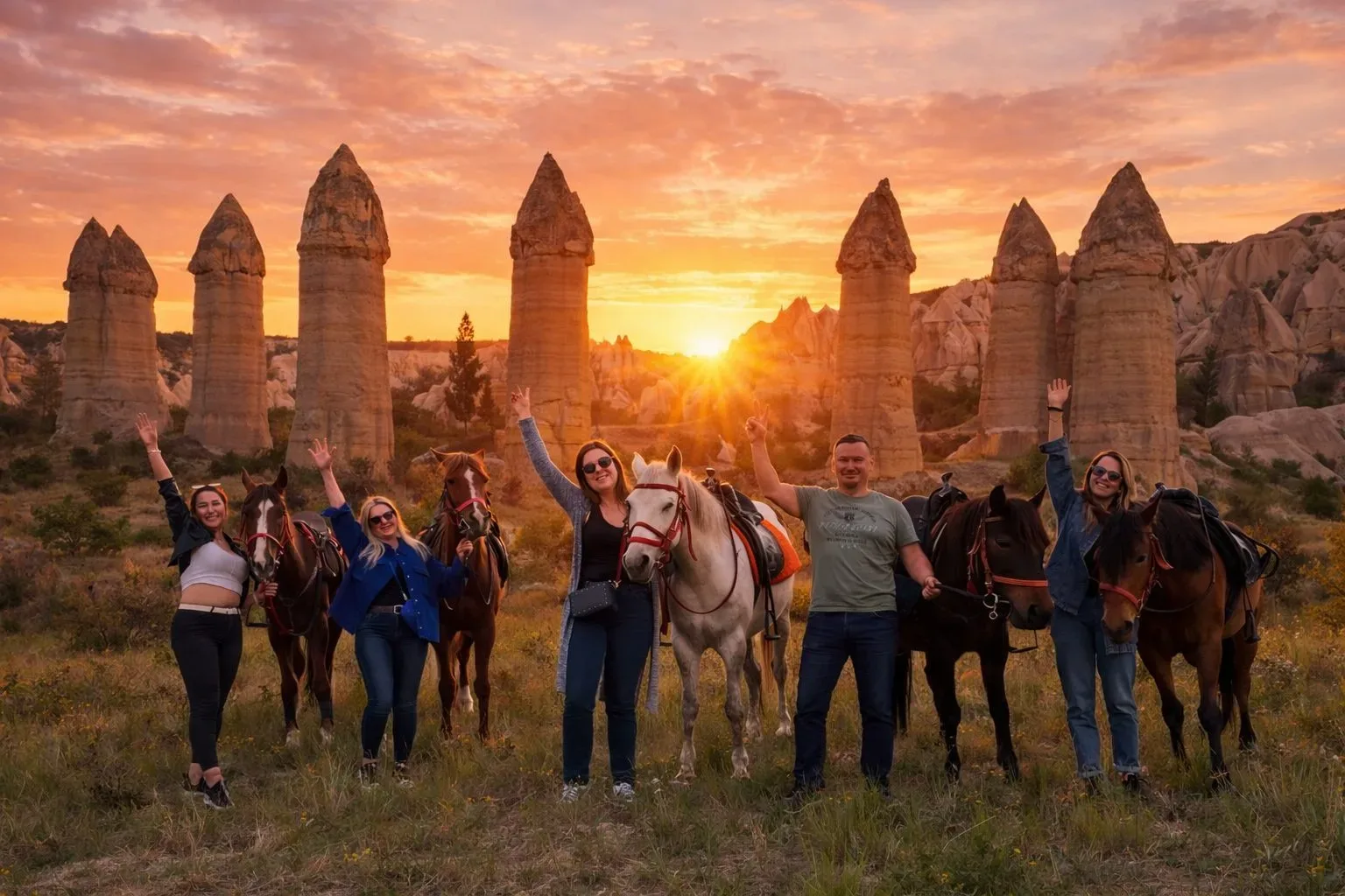 Horseback Riding Tour in Cappadocia – Ride Through Fairy Chimneys & Valleys